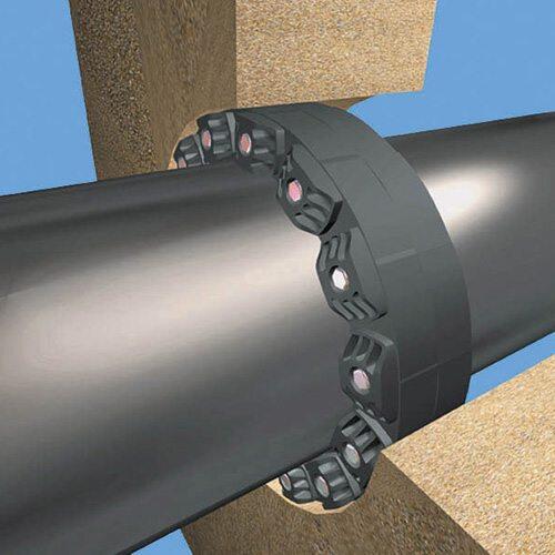 PSI Link Seal Dichtung, Typ BS 316, Gummi EPDM -blau, Schrauben V4A