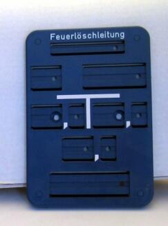 Wasserschild Form A Sonderprägung Feuerlöschleitung