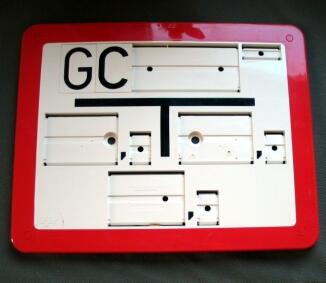 Leerschild Hydrant Geocaching