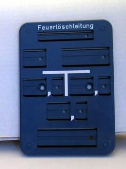Wasserschild Form A Sonderprägung Feuerlöschleitung