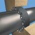 PSI Link Seal Dichtung, Typ BS 316, Gummi EPDM -blau, Schrauben V4A